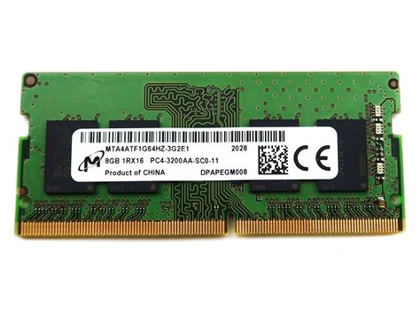 micron technology ram ddr4 8gb 3200mhz|Micron Technology MTA4ATF1G64HZ.